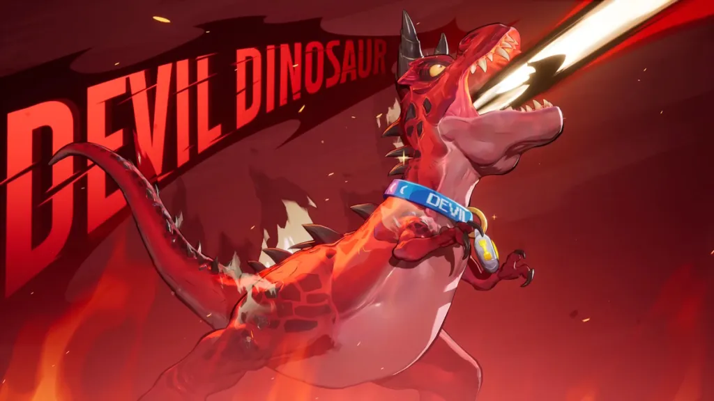 Devil Dinosaur in azione