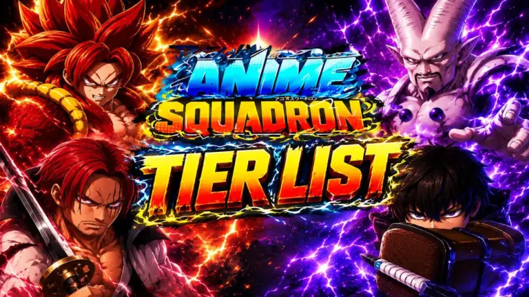 Anime Squadron tier list