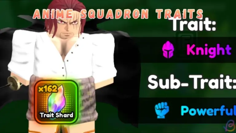 Anime Squadron traits guide