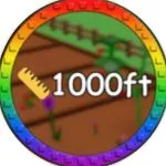Medaglia 1000ft Plant – pianta alta 1000 piedi