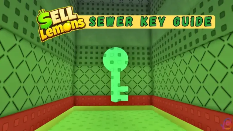 Sell Lemons Sewer Key Guide