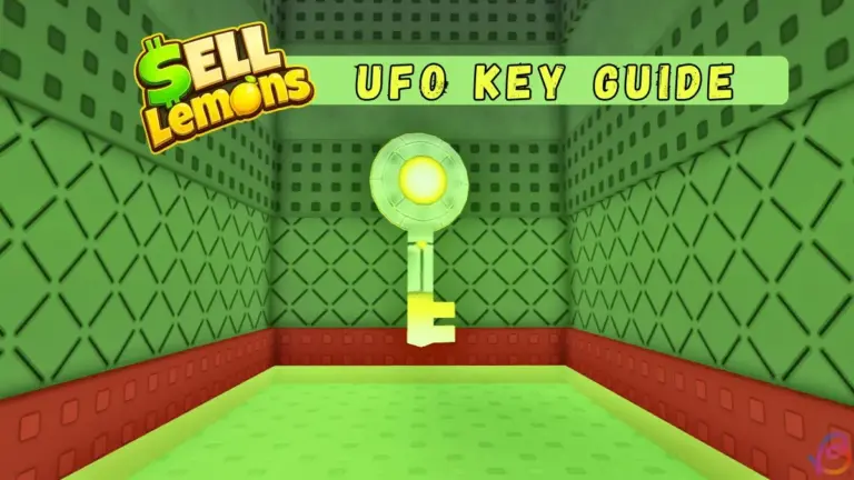 Sell Lemons UFO Key guide