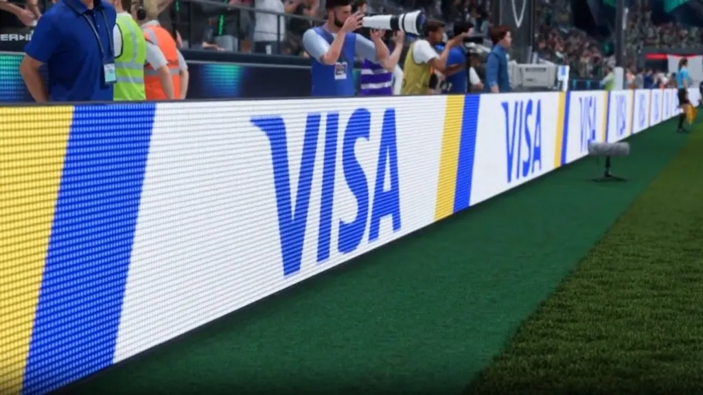 EA Advertising con partnership Visa