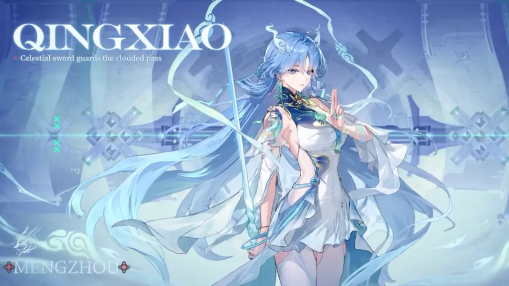 Qingxiao, spadaccina celeste in Wuthering Waves