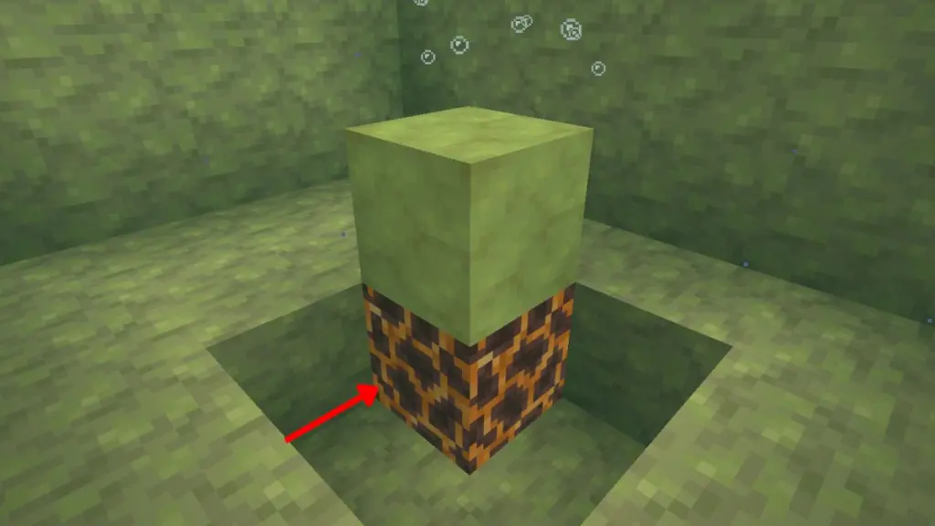 Costruzione di un geyser funzionante in Minecraft