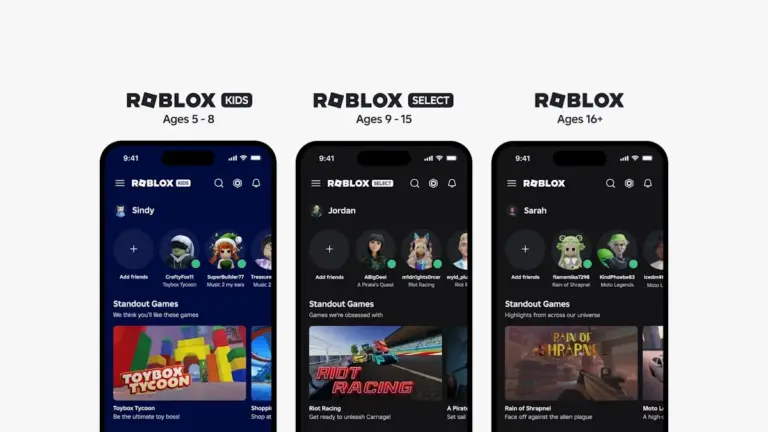 Roblox kids and select account rolls out