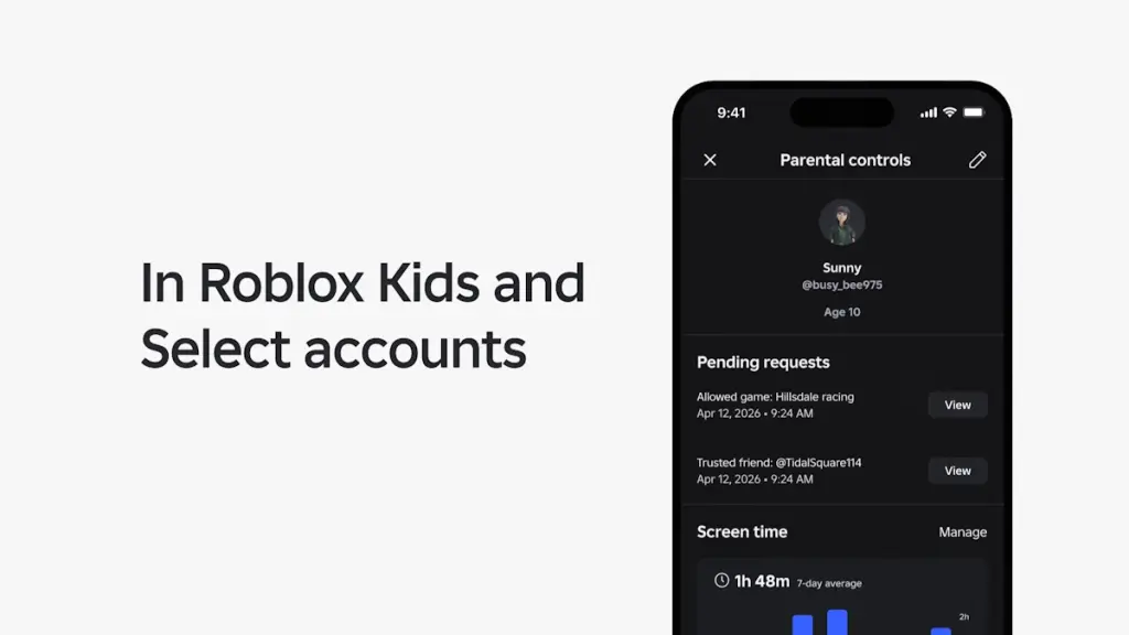 Controlli parentali negli account Roblox Kids