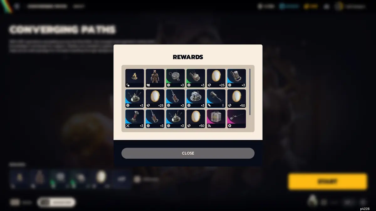 Ricompense del progetto Converging Paths in Arc Raiders