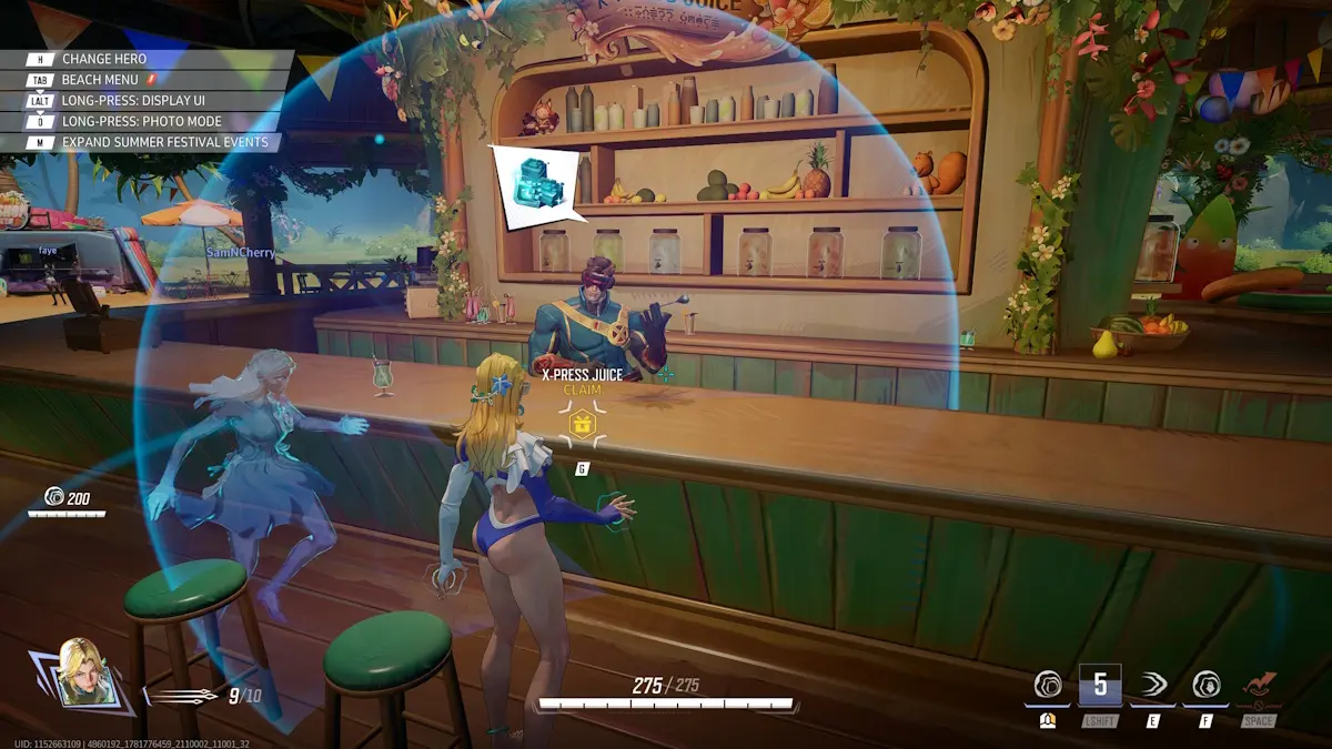 Bar di Cyclops in Marvel Rivals