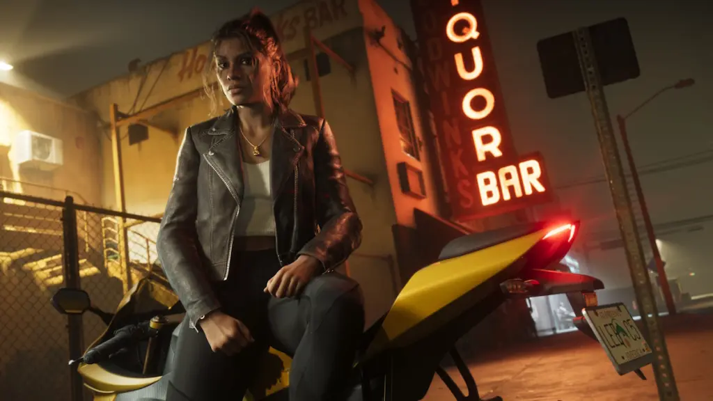 Lucia su superbike nella copertina GTA 6