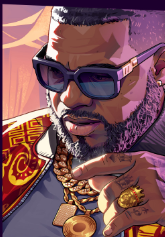 Boobie Ike, magnate di Vice City, nella copertina GTA 6