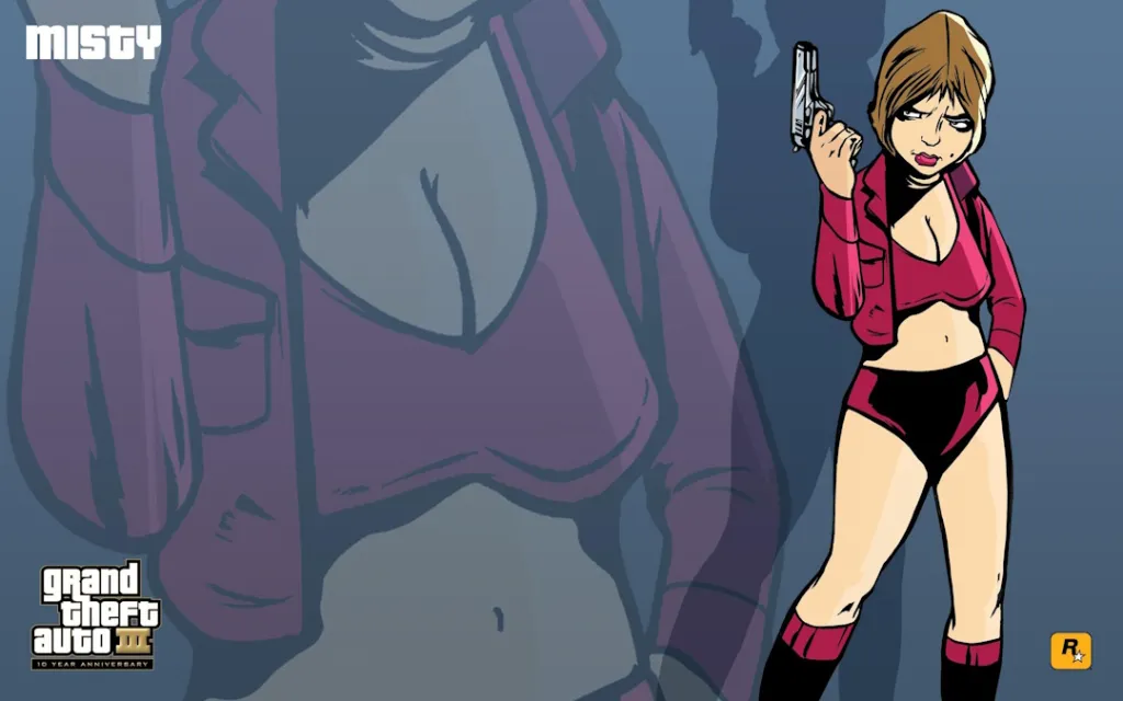 Misty, cover girl di Grand Theft Auto III