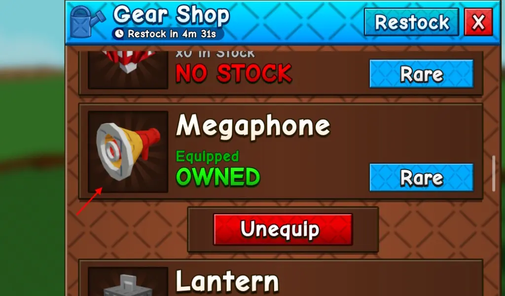 Megaphone in Grow a Garden 2