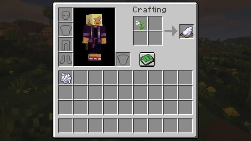 Ricetta di crafting per il dye bianco