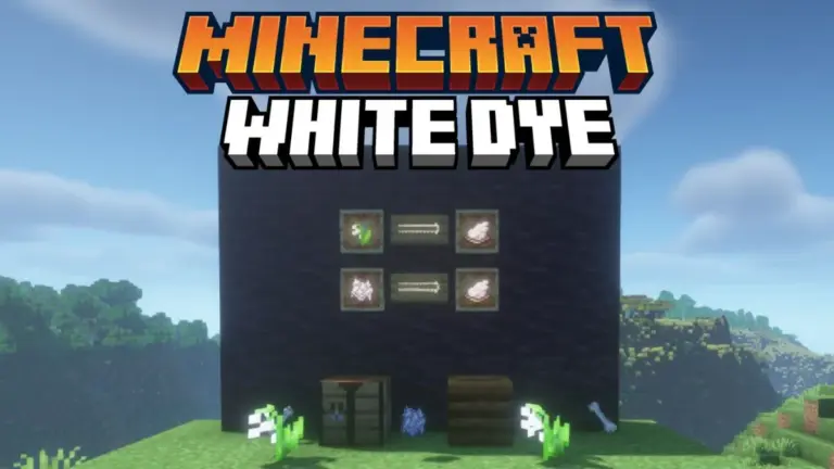 How to Get White Dye in Minecraft