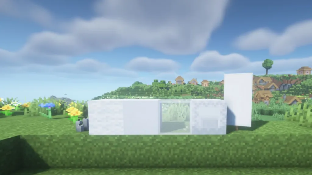 Blocchi decorativi realizzati con il dye bianco