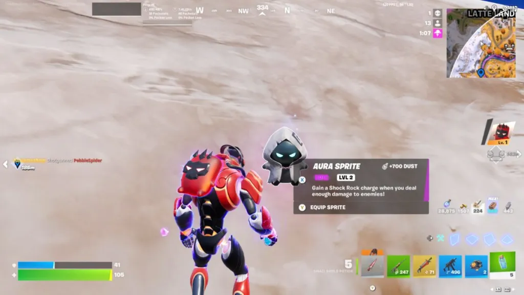 Posizioni consigliate per trovare l'Aura Sprite in Fortnite