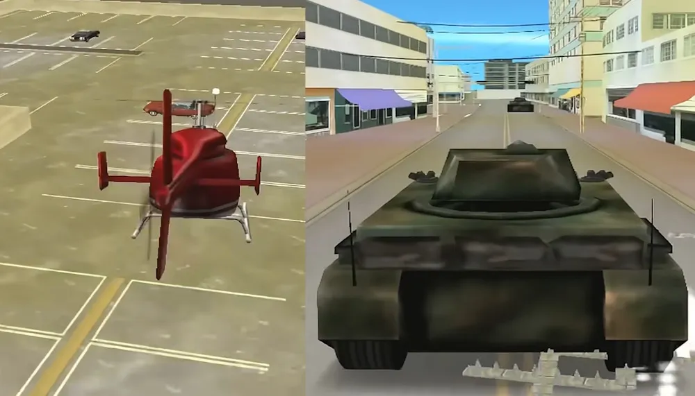 Il carro armato PANZER in Vice City