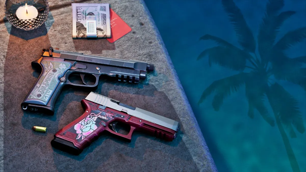 Collezione di armi da fuoco corta di GTA 6