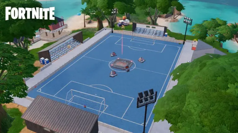 Fortnite Soccer Pitch