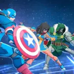 Captain America, Ms Marvel, Doctor Doom, and Star Lord in Marvel Tokon Fighting Souls