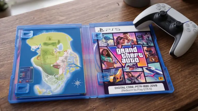 GTA 6 Physical Box and Map