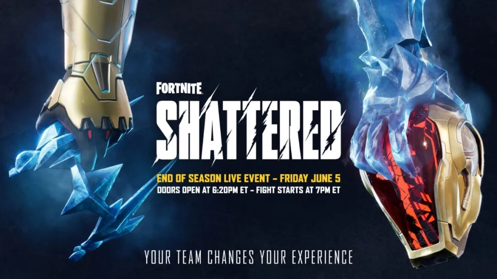 Data e orario del live event Shattered di Fortnite