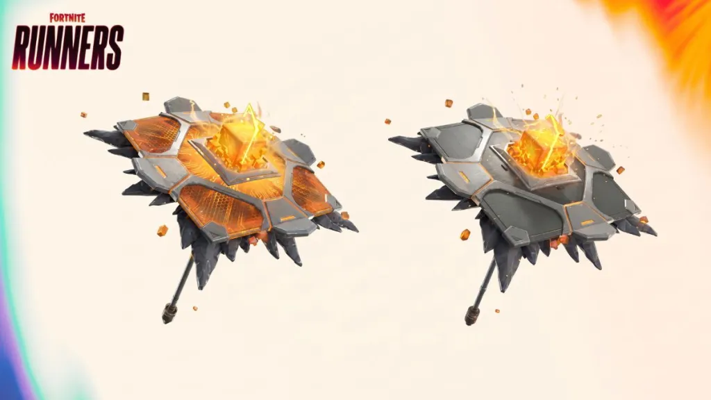 Fortnite Victory Umbrella: Cube Brella (unranked) e Chaotic Cube‑Rella (ranked)