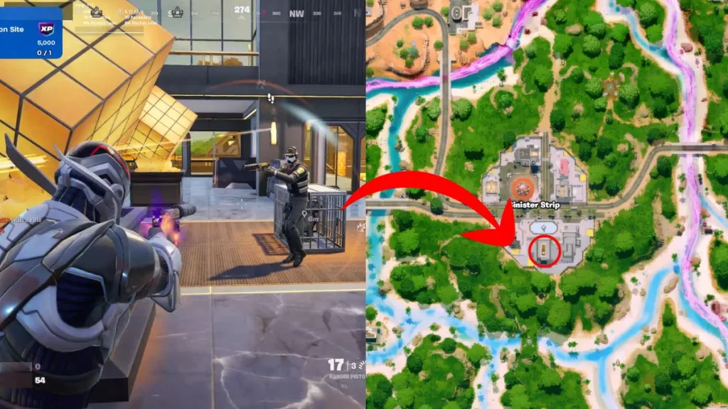 Posizione del cane di John Wick in Fortnite
