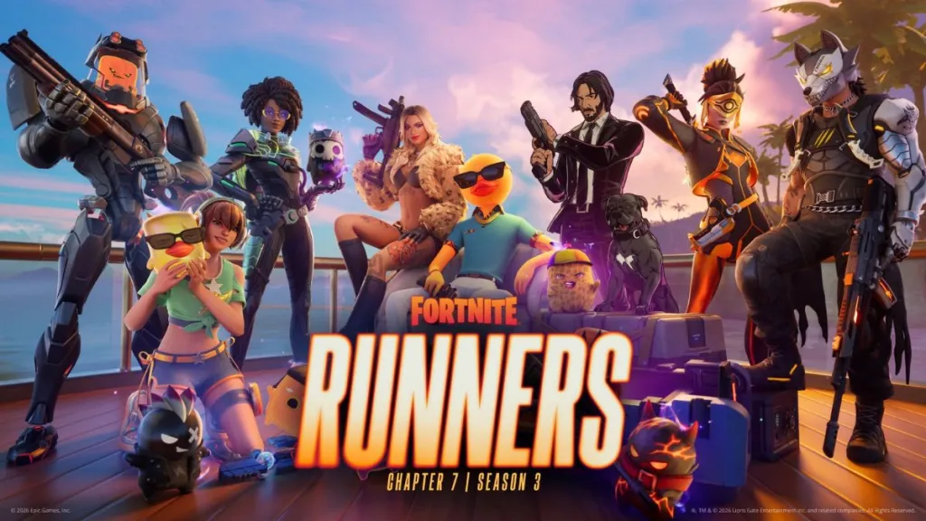 Battle Pass Runners di Fortnite Chapter 7 Season 3