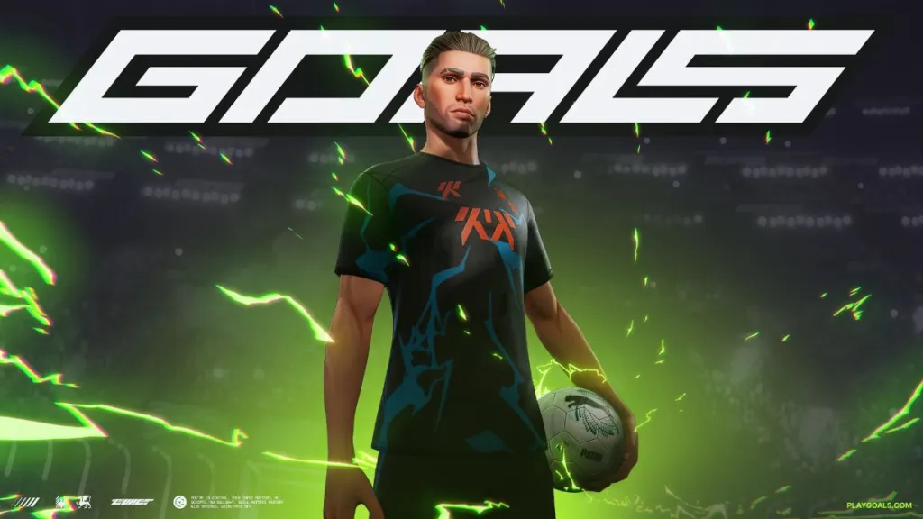 Annuncio di rilascio di GOALS, con il logo del gioco