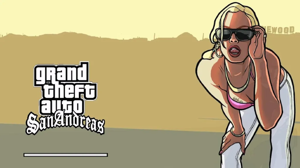 Schermata di caricamento di GTA San Andreas