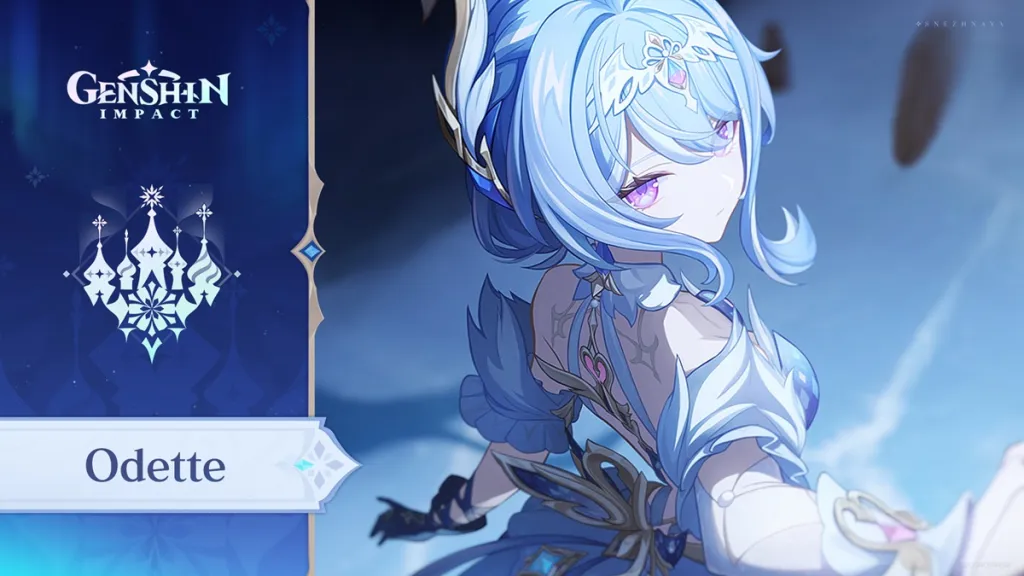 Odette in Genshin Impact, nuova combattente Cryo a 5 stelle