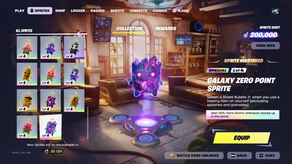 Galaxy Sprites in Fortnite – collezione di nuovi compagni di gioco