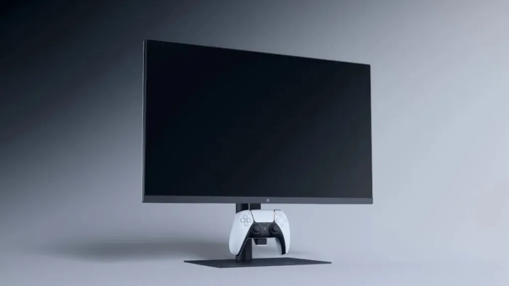 Monitor PlayStation da 27 pollici con gancio di ricarica DualSense