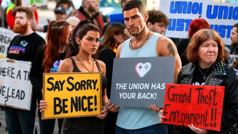 Jason and Lucia Protesting with IWGB