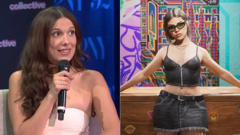 Millie Bobby Brown and Lucia from GTA 6