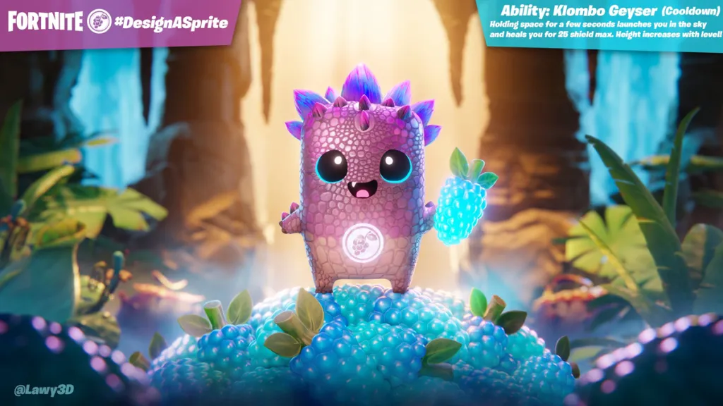 Klombo Sprite con salto potenziato e scudo extra
