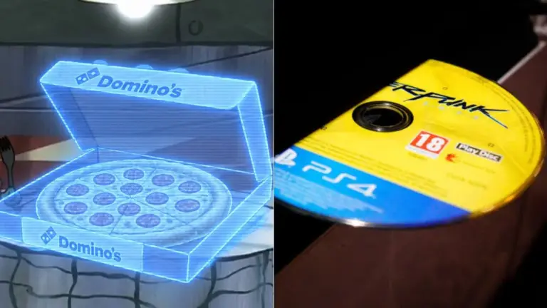 Digital Pizza and PlayStation Cyberpunk Disc