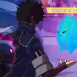 Fortnite player holding a Water Sprite with the Extract to Master prompt
