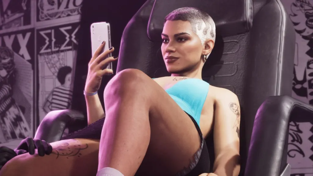 Design Buzz, taglio rasato con motivi di fuoco per Lucia in GTA 6