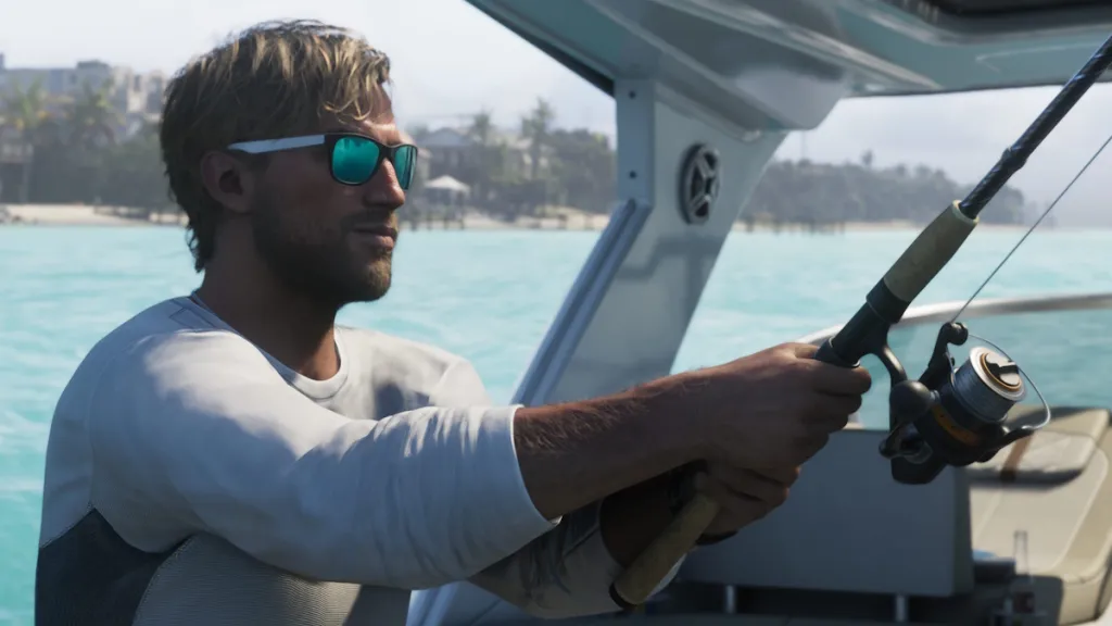 Messy surfer hair di Jason, ideale per pesca e immersioni, in GTA 6