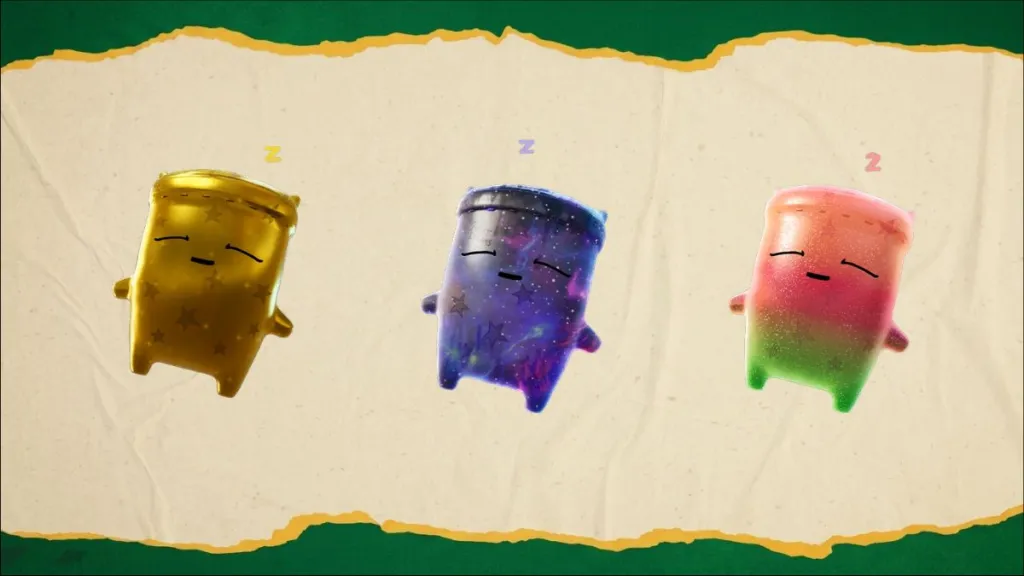Varianti Gold, Galaxy e Gummy del Dream Sprite