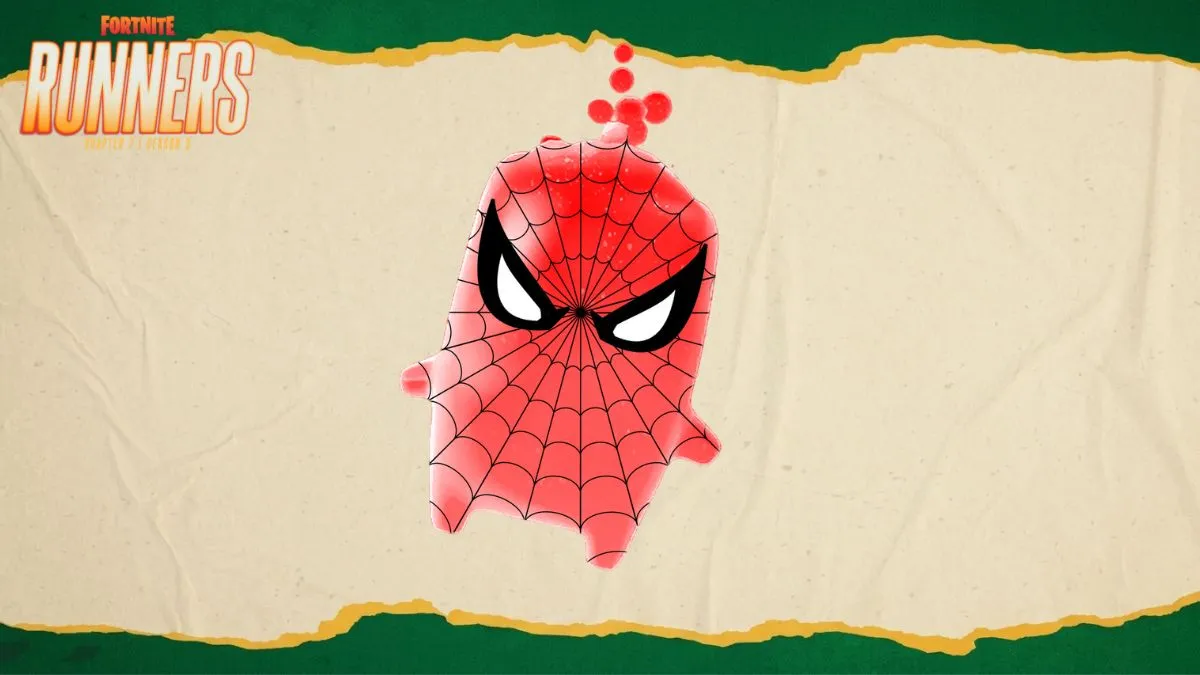 Spider-Man Sprite Concept with a logo for Fortnite Chapter 7 Season 3 Runners