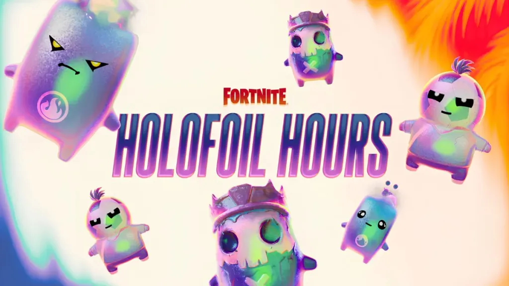 Keyart dell'evento Holofoil Hours in Fortnite Chapter 7 Season 3