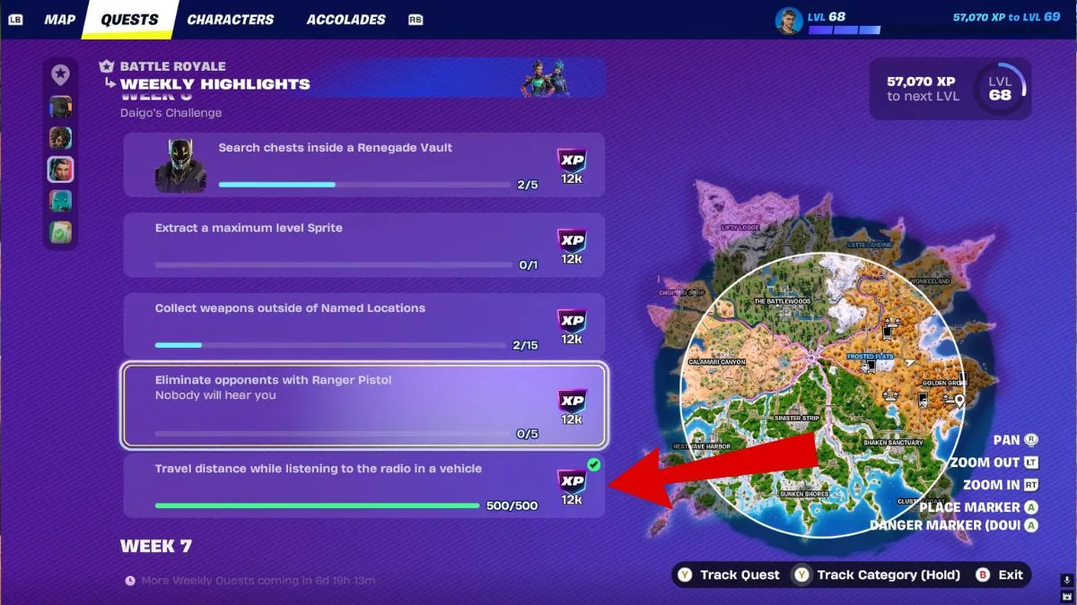 Barra di avanzamento di 500 metri completata