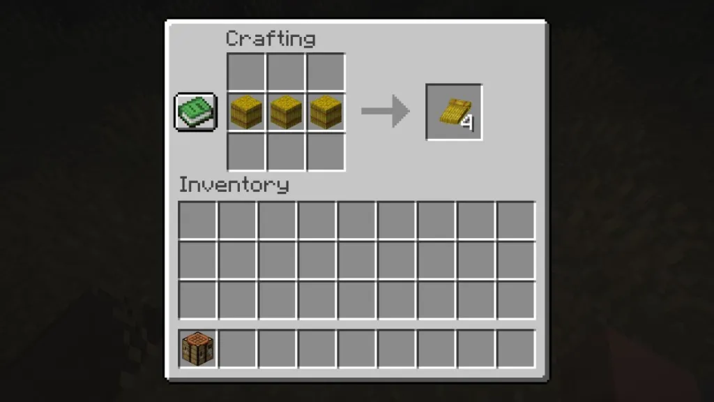 Passaggi per creare i letti di paglia in Minecraft