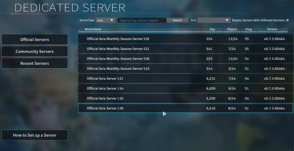 Unirsi ai server della community in Palworld