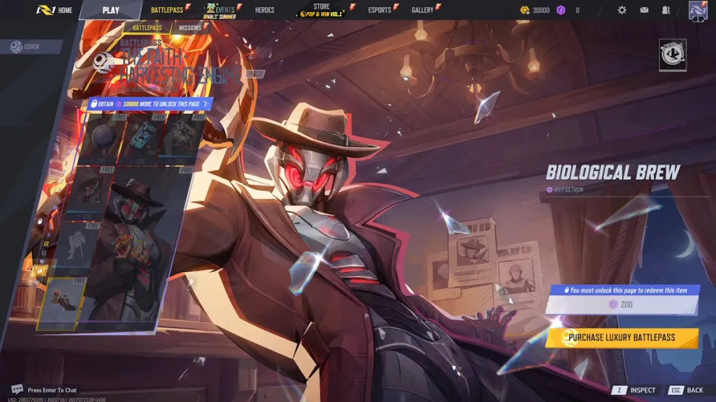 Premi pagina 10 del Battle Pass della Stagione 9 di Marvel Rivals