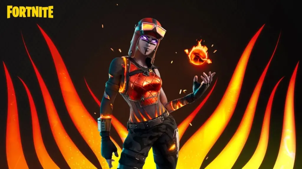 Skin Blaze (remix di Renegade Raider) di Fortnite
